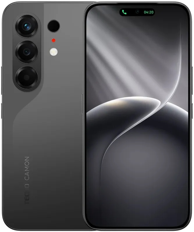 Смартфон Tecno Camon 50 256Gb 12Gb черный моноблок 3G 4G 2Sim 6.78" (CN5 256+12 MOONSHADOW BLACK)