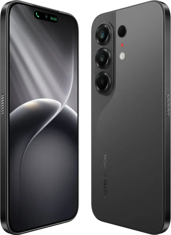 Смартфон Tecno Camon 50 256Gb 12Gb черный моноблок 3G 4G 2Sim 6.78" 1208x2644 Android 16 50Mpix 802.11 a/b/g/n/ac NFC GPS GSM900/1800 GSM1900 Protect FM