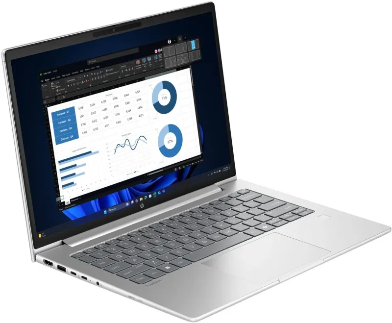 Ноутбук HP ProBook 4 G1i Core Ultra 5 225U 16Gb SSD512Gb Intel Graphics 14" WUXGA (1920x1200)/ENGKBD без ОС silver WiFi BT Cam (D0VG0ET)