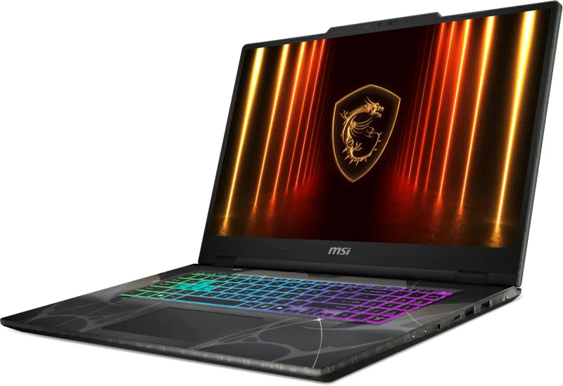 Ноутбук MSI Cyborg A17 AI B2HWEKG-047XRU Ryzen 7 260 16Gb SSD512Gb NVIDIA GeForce RTX5050 8Gb 17.3" IPS FHD (1920x1080) FreeDOS black WiFi BT Cam (9S7-17UL32-047)