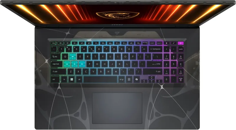 Ноутбук MSI Cyborg A17 AI B2HWEKG-047XRU Ryzen 7 260 16Gb SSD512Gb NVIDIA GeForce RTX5050 8Gb 17.3" IPS FHD (1920x1080) FreeDOS black WiFi BT Cam (9S7-17UL32-047)