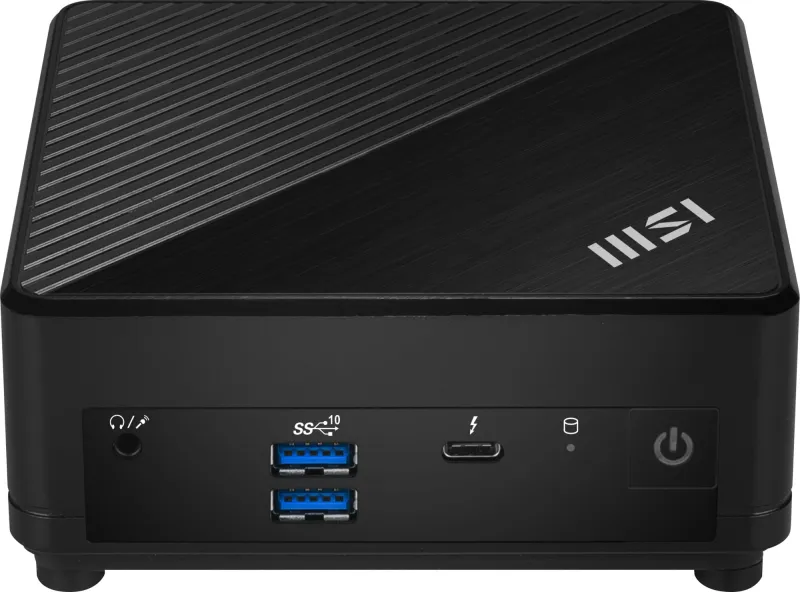 Неттоп MSI Cubi 5 1M-640XRU Core 3 100U (1.2) 8Gb SSD512Gb HDG CR без ОС 2xGbitEth WiFi BT черный (9S6-B0A821-640)