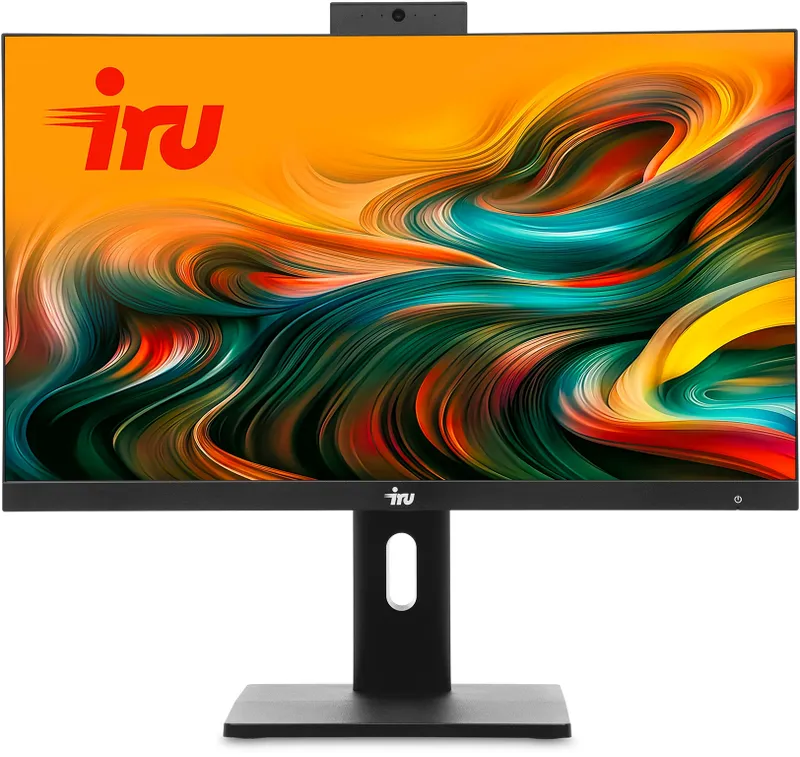 Моноблок IRU Tactio 23IP 23.8" Full HD i5 12400 (2.5) 16Gb SSD512Gb UHDG 730 Windows 11 Pro 64 WiFi BT 120W Cam черный 1920x1080 (RUS)