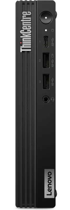 Неттоп Lenovo ThinkCentre Tiny M70q-5 slim i7 14700T (1.3) 16Gb SSD512Gb UHDG 770 Windows 11 Pro 64 GbitEth WiFi BT 135W kb мышь клавиатура черный (12TDS1WR00)