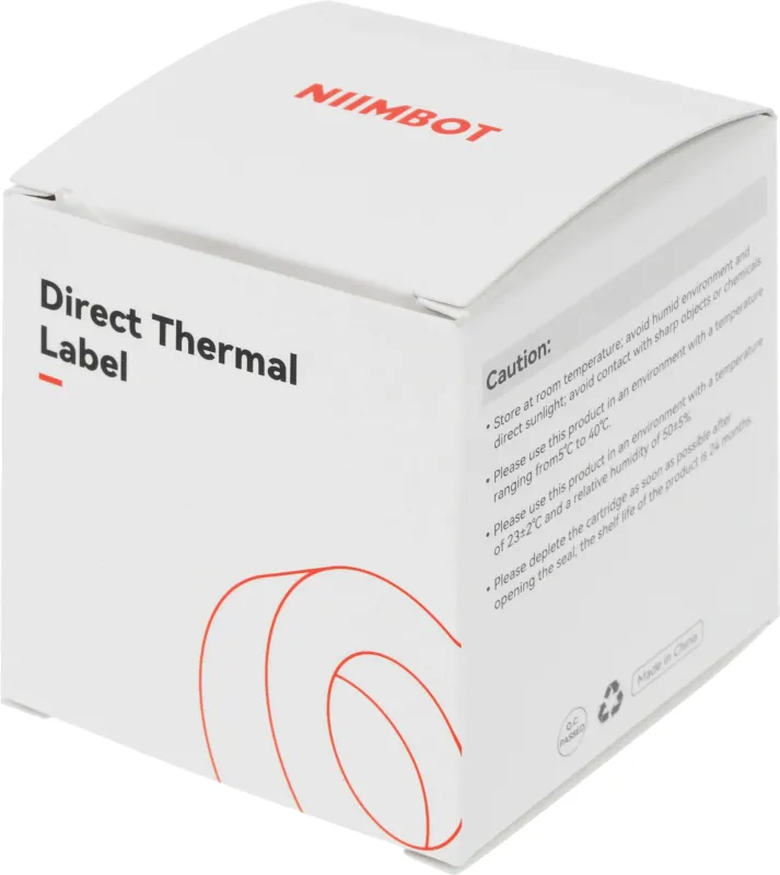 Термоэтикетки Niimbot (1747494) сег.:12x40мм самоклей. 155шт/рул (упак.:3шт) NIIMBOT D11/D110/D101 белый