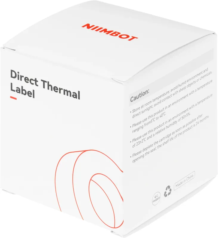 Термоэтикетки Niimbot Colorful, SNS (1747103) сег.:54x67мм самоклей. 120шт/рул NIIMBOT B21 Pro белый