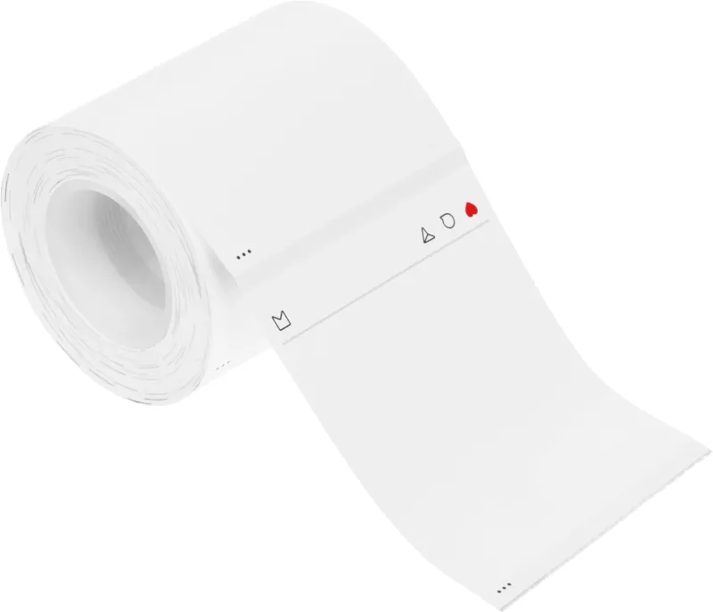 Термоэтикетки Niimbot Colorful, SNS (1747103) сег.:54x67мм самоклей. 120шт/рул NIIMBOT B21 Pro белый