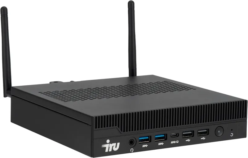 Неттоп IRU Tactio 310H6ITF i7 12700 (2.1) 32Gb SSD1Tb UHDG 770 Windows 11 Pro GbitEth WiFi BT 120W черный (RUS) (2173196)
