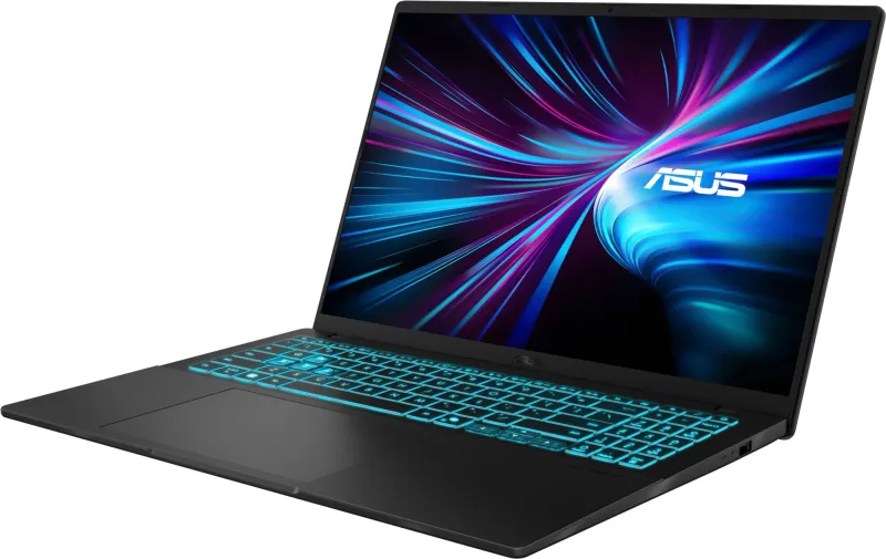 Ноутбук Asus V16 V3607VM-TK207 Core 5 210H 32Gb SSD512Gb NVIDIA GeForce RTX 5060 8Gb 16" IPS WUXGA (1920x1200) без ОС black WiFi BT Cam (90NB16K1-M00FT0)
