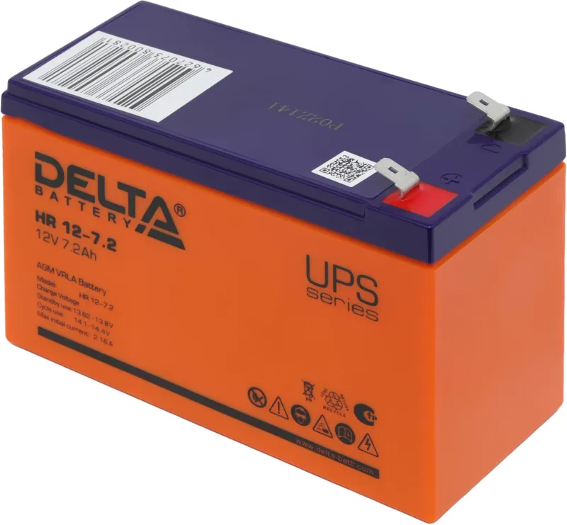 Батарея для ИБП Delta HR 12-7.2 12В 7.2Ач