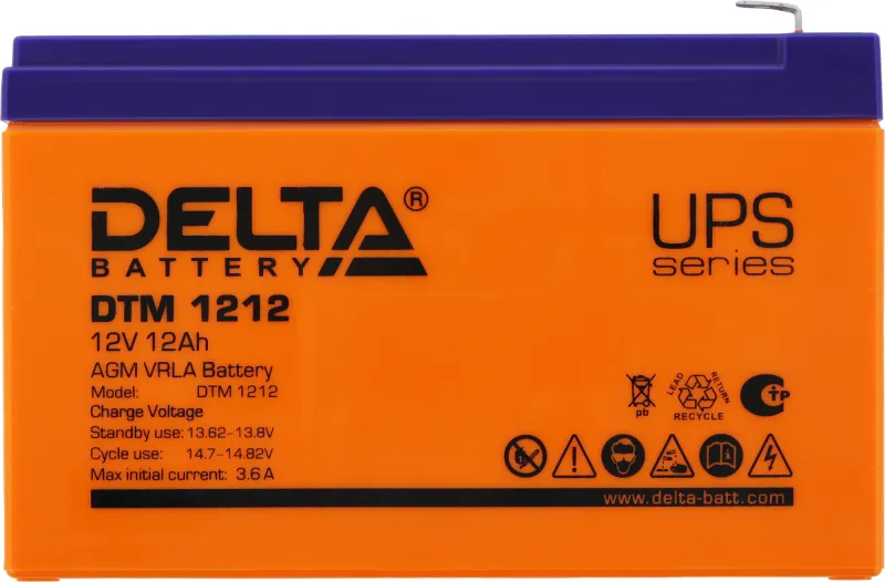 Батарея для ИБП Delta DTM 1212 12В 12Ач