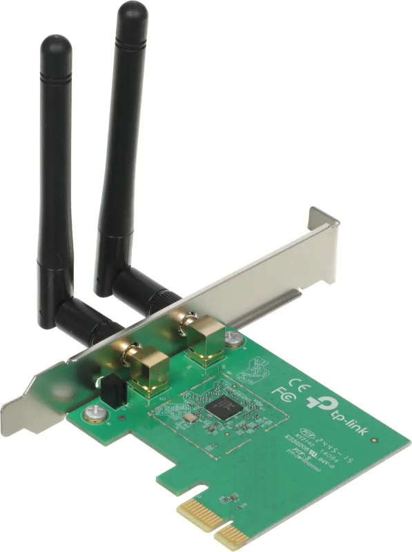 Сетевой адаптер Wi-Fi TP-Link TL-WN881ND N300 PCI Express (ант.внеш.съем) 2ант.