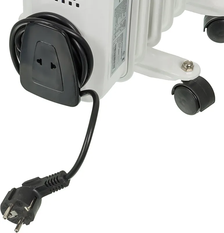 Радиатор масляный Ballu Classic BOH/CL-07WRN 1500Вт белый/черный