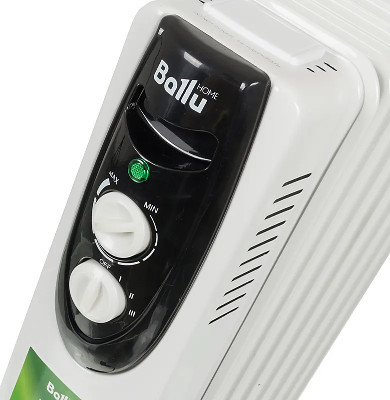 Радиатор масляный Ballu Classic BOH/CL-07WRN 1500Вт белый/черный