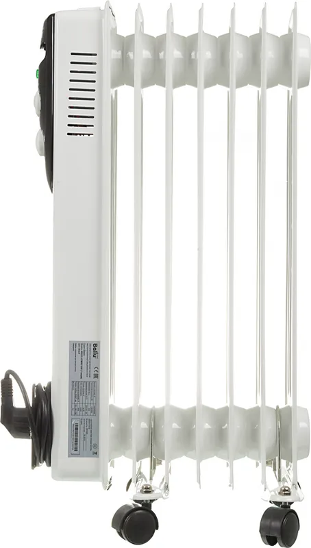 Радиатор масляный Ballu Classic BOH/CL-07WRN 1500Вт белый/черный
