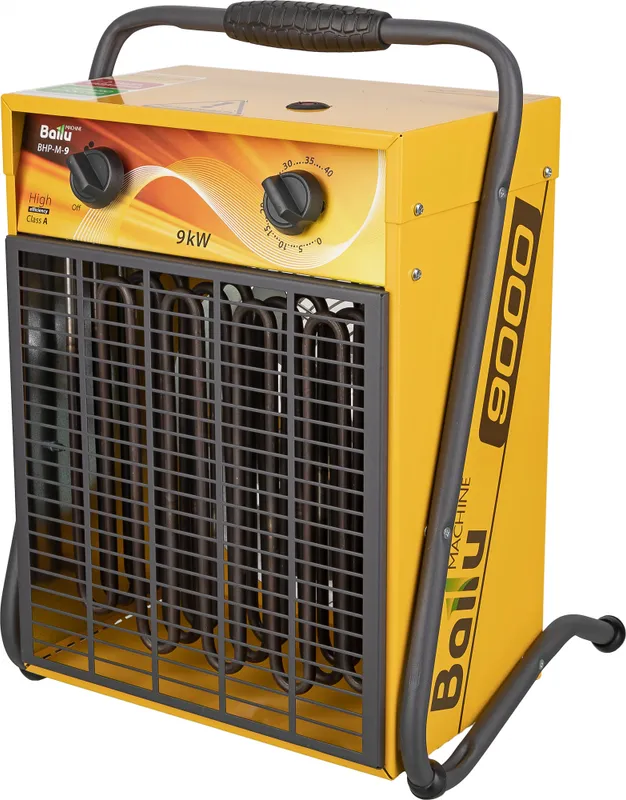 Тепловая пушка электрическая Ballu BHP-M-9 желтый/черный