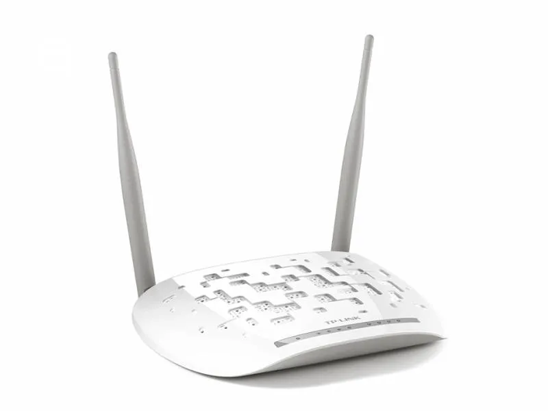 TP-Link TD-W8961N, N300 Wi-Fi роутер с модемом ADSL2+, до 300 Мбит/с на 2,4 ГГц, ADSL 24/3,3 Мбит/с, 2 антенны, 4 порта LAN 100 Мбит/с, 1 порт RJ11, Annex A