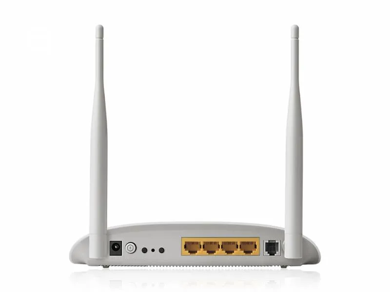 TP-Link TD-W8961N, N300 Wi-Fi роутер с модемом ADSL2+, до 300 Мбит/с на 2,4 ГГц, ADSL 24/3,3 Мбит/с, 2 антенны, 4 порта LAN 100 Мбит/с, 1 порт RJ11, Annex A