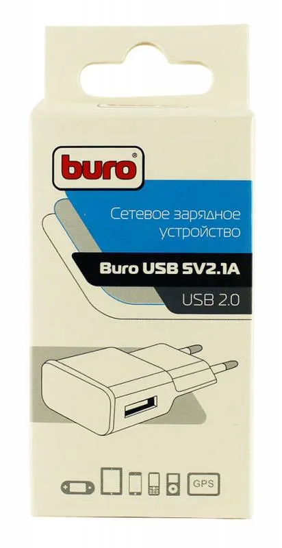 Сетевое зар./устр. Buro TJ-159b 10.5W 2.1A USB-A универсальное черный