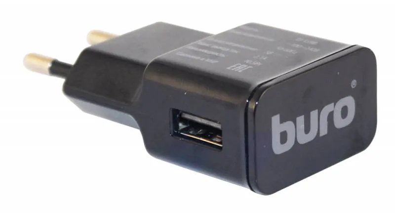 Сетевое зар./устр. Buro TJ-159b 10.5W 2.1A USB-A универсальное черный