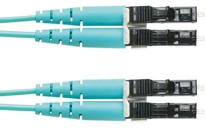 Патч-корд Panduit Opti-Core FX2ELLNSNSNM003 2x50/125 OM3 LC дуплекс-SC дуплекс 3м LSZH аквамарин