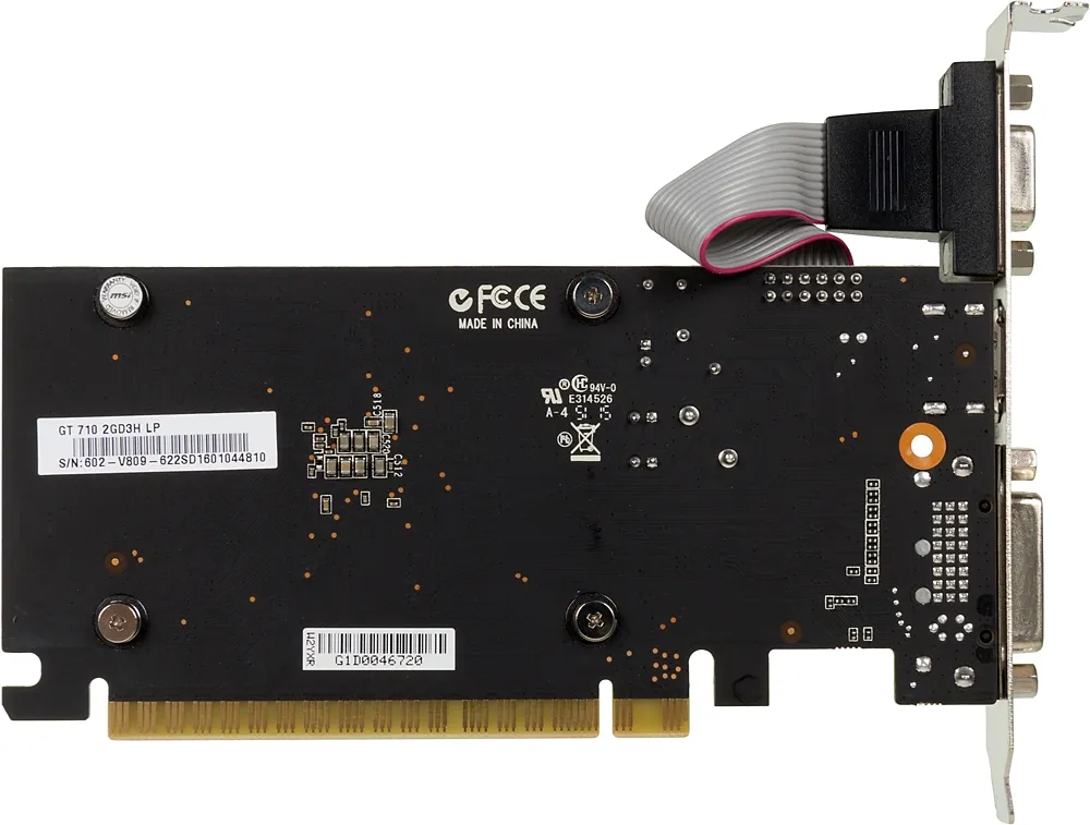 VGA MSI GT 710 2GD3H LP PCI-E16 GT710 2GB GDDR3
