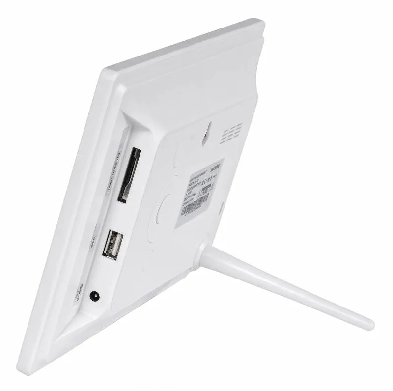 Фоторамка Digma 7" PF-733 800x480 белый пластик