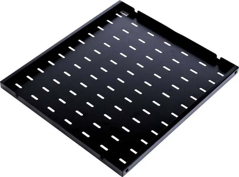 Полка стационарная ЦМО СВ-58-9005 0.5U нагр.:45кг. 19" 582мм черный (упак.:1шт)