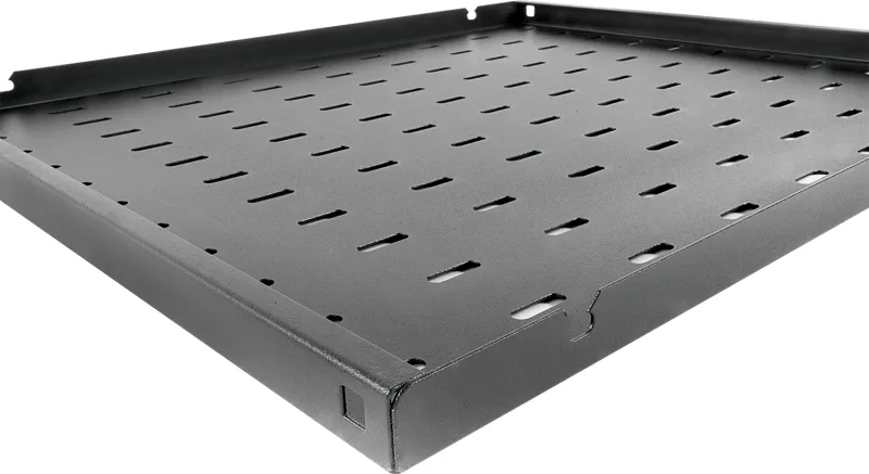 Полка стационарная ЦМО СВ-58-9005 0.5U нагр.:45кг. 19" 582мм черный (упак.:1шт)