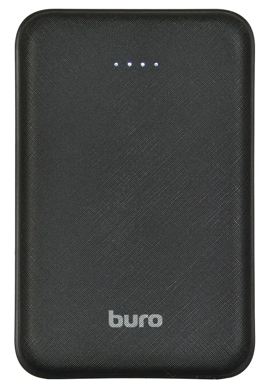 Мобильный аккумулятор Buro T4-10000 10000mAh 10W 2A 2xUSB-A черный (T4-10000-BK)