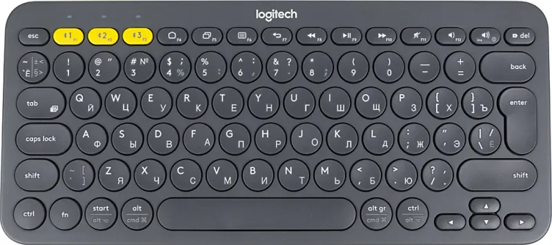 Клавиатура Logitech Wireless Keyboard K380 Dark Grey, Bluetooth, [920-007584]