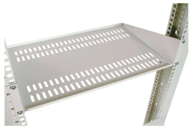 ЦМО Полка перфорированная консольная 2U, глубина 400 мм