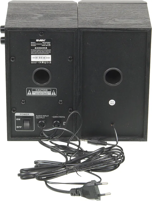 Колонки Sven SPS-619 GOLD 2.0 золотистый/черный 20Вт