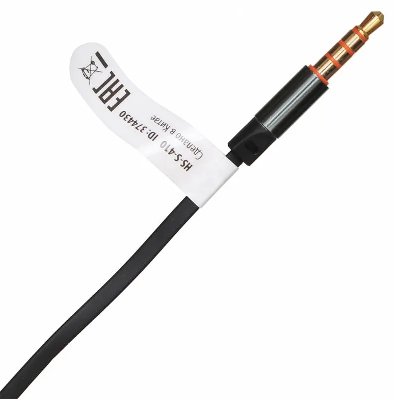 Гарнитура вкладыши Oklick HS-S-410 1.2м черный проводные в ушной раковине (С6)