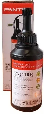 Тонер Pantum PC-211RB черный флакон (в компл.:чип) для принтера Series P2200/2500/M6500/6550/6600