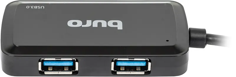 Разветвитель USB 3.0 Buro BU-HUB4-U3.0-S 4порт. черный