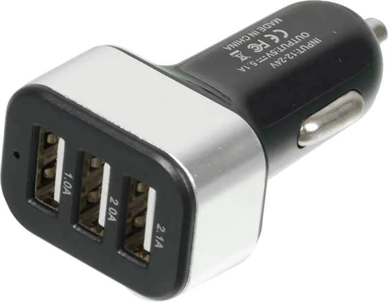Автомобильное зар./устр. Wiiix UCC-3-2 2.1A+2A+1A 3xUSB универсальное