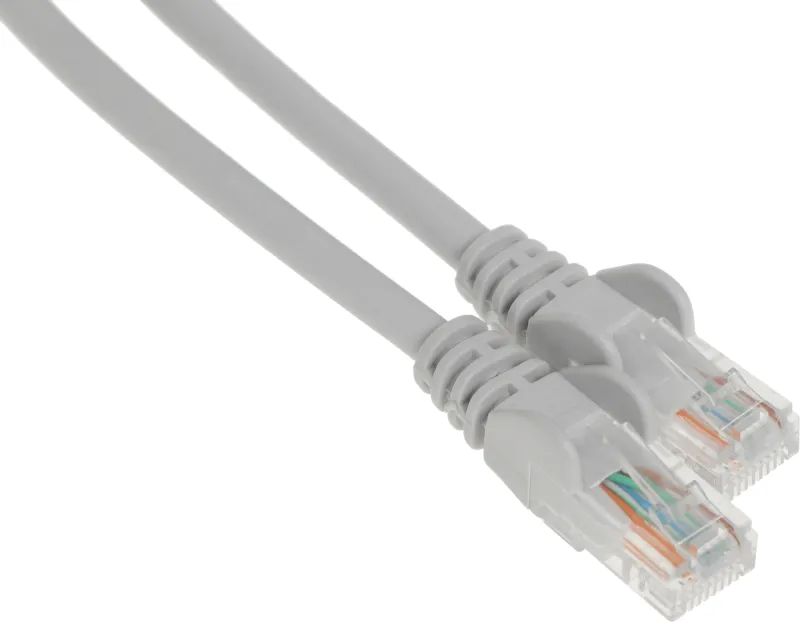 Патч-корд Lanmaster LAN-PC45/U5E-5.0-GY UTP RJ-45 вил.-вилка RJ-45 кат.5E 5м серый LSZH (уп.:1шт)